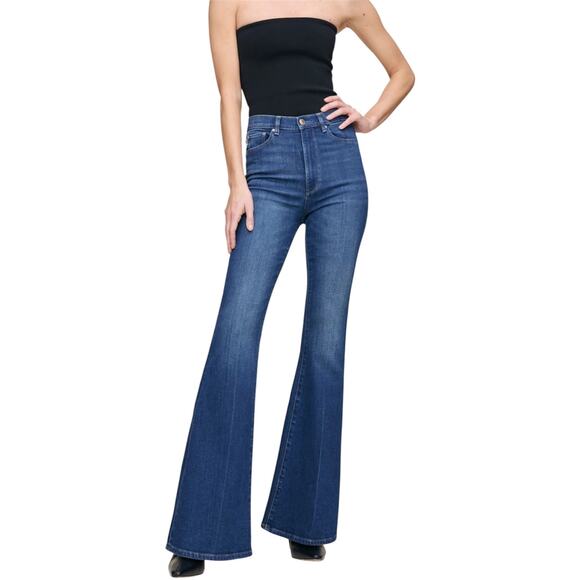 DL1961 Rachel High Rise Instasculpt Flare Jeans Size 31 - Picture 1 of 8